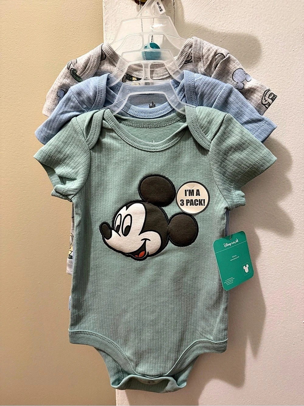NWT Disney Baby Onesies Size 6-9 months